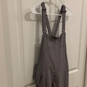 Stylish Gray Women's Overalls